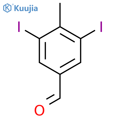 3,5-Diiodo-4-methylbenzaldehyde structure