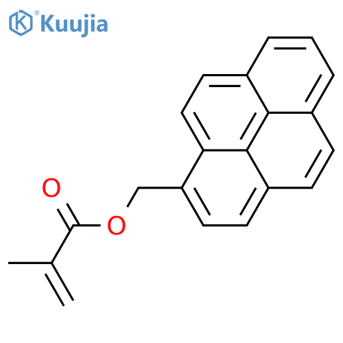 (1-Pyrene)methyl Methacrylate structure