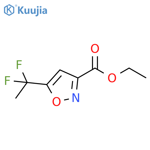 ethyl 5-(1,1-difluoroethyl)isoxazole-3-carboxylate structure