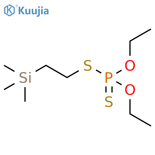 PHOSPHORODITHIOIC ACID, O,O-DIETHYL S-[2-(TRIMETHYLSILYL)ETHYL] ESTER structure