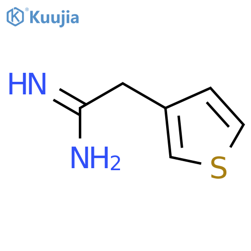 2-(thiophen-3-yl)ethanimidamide structure