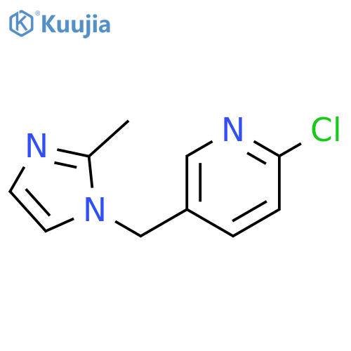 Pyridine, 2-chloro-5-[(2-methyl-1H-imidazol-1-yl)methyl]- structure