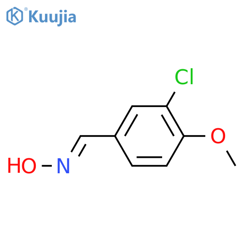(E)-N-[(3-Chloro-4-methoxyphenyl)methylidene]hydroxylamine structure