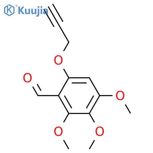 2,3,4-TRIMETHOXY-6-(2-PROPYNYLOXY)BENZENECARBALDEHYDE structure