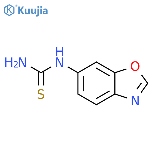 (1,3-benzoxazol-6-yl)thiourea structure