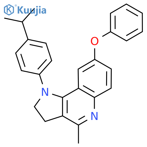 1-(4-Isopropylphenyl)-4-methyl-8-phenoxy-2,3-dihydro-1H-pyrrolo[3,2-c]quinoline structure
