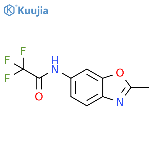 Acetamide, 2,2,2-trifluoro-N-(2-methyl-6-benzoxazolyl)- structure