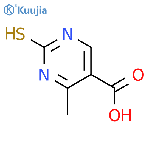 4-Methyl-2-sulfanyl-5-pyrimidinecarboxylic acid structure