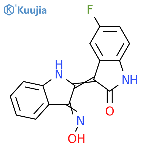 5'-Fluoroindirubinoxime structure