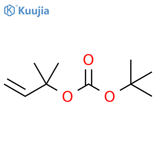Carbonic acid, 1,1-dimethylethyl 1,1-dimethyl-2-propenyl ester structure
