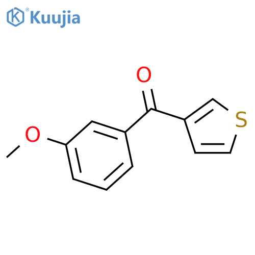 (3-methoxyphenyl)-(3-thienyl)methanone structure