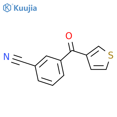 3-(3-CYANOBENZOYL)THIOPHENE structure