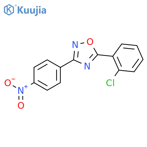 5-(2-Chlorophenyl)-3-(4-nitrophenyl)-1,2,4-oxadiazole structure