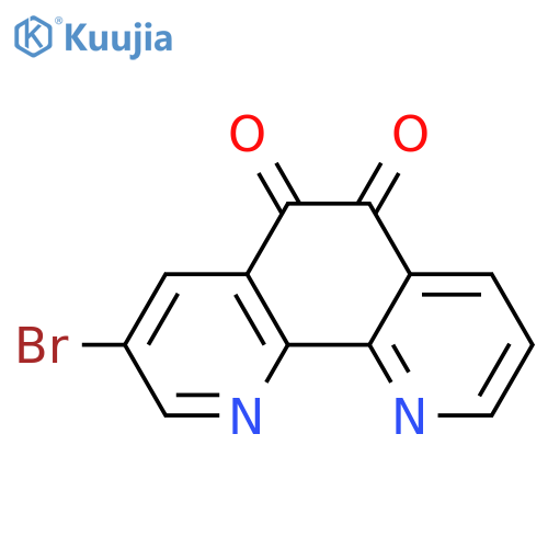 3-Bromo-1,10-phenanthroline-5,6-dione structure