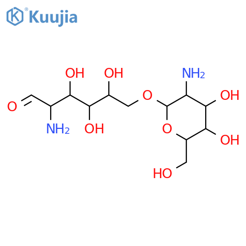 D-Glucose,2-amino-6-O-(2-amino-2-deoxy-b-D-glucopyranosyl)-2-deoxy- structure