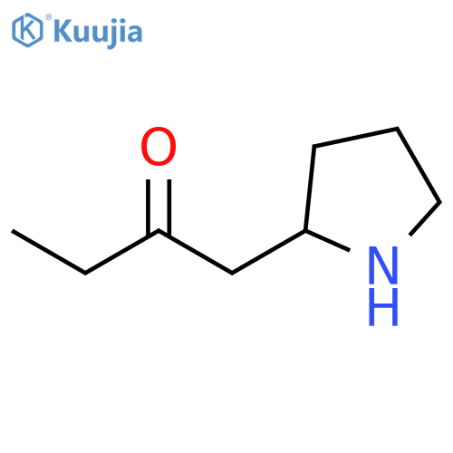 2-Butanone, 1-(2-pyrrolidinyl)- structure