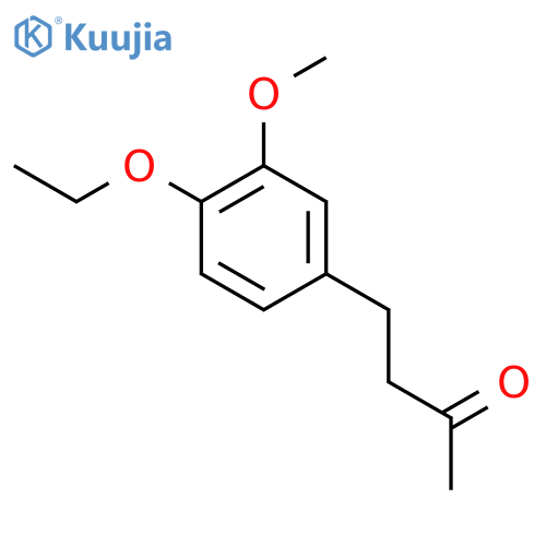 4-(4-ethoxy-3-methoxyphenyl)butan-2-one structure