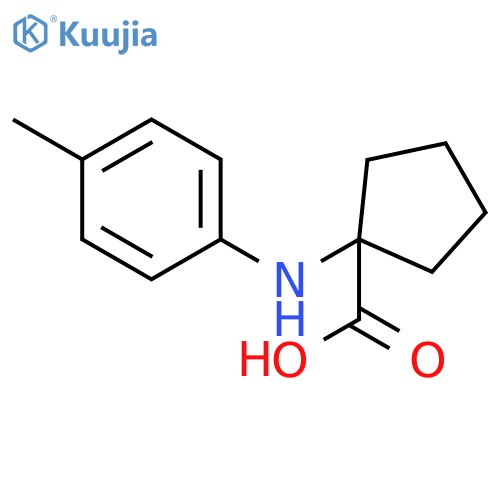 1-P-Tolylaminocyclopentanecarboxylic Acid structure