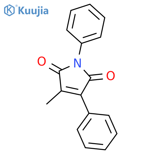 1H-PYRROLE-2,5-DIONE, 3-METHYL-1,4-DIPHENYL- structure