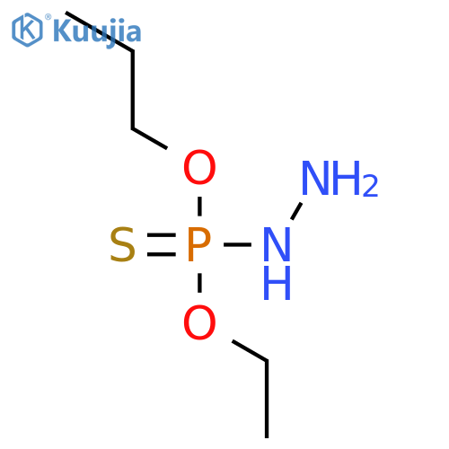 Phosphorohydrazidothioic acid, O-ethyl O-propyl ester structure