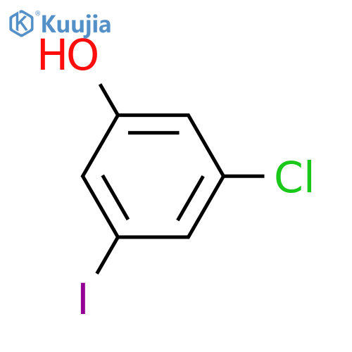 3-chloro-5-iodophenol structure