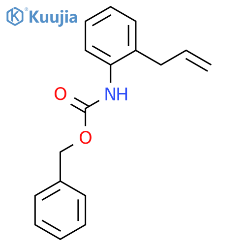 Carbamic acid, [2-(2-propenyl)phenyl]-, phenylmethyl ester structure