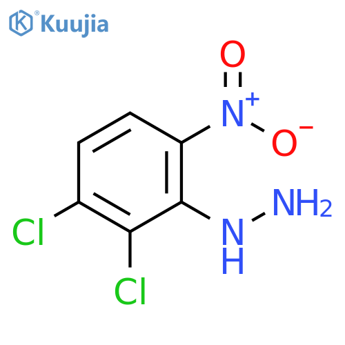 (2,3-Dichloro-6-nitrophenyl)-hydrazine structure