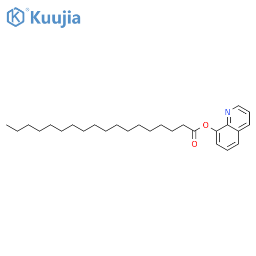 Octadecanoic acid, 8-quinolinyl ester structure