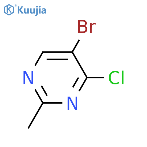 5-Bromo-4-chloro-2-methylpyrimidine structure