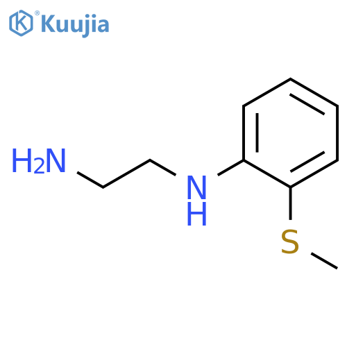 1,2-Ethanediamine, N-[2-(methylthio)phenyl]- structure