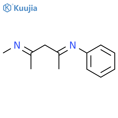 Benzenamine, N-[1-methyl-3-(methylimino)butylidene]- structure