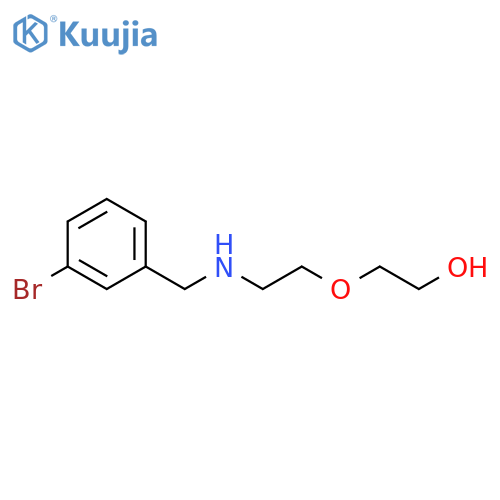 2-{2-[(3-bromobenzyl)amino]ethoxy}ethanol structure