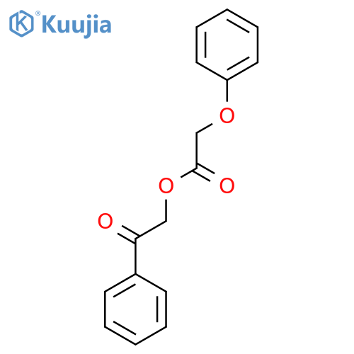 Acetic acid, phenoxy-, 2-oxo-2-phenylethyl ester structure