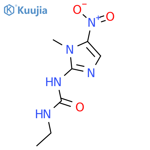 Urea, N-ethyl-N'-(1-methyl-5-nitro-1H-imidazol-2-yl)- structure