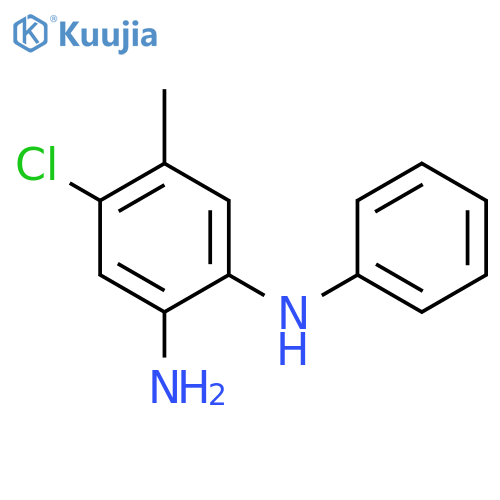 4-Chloro-5-methyl-N1-phenylbenzene-1,2-diamine structure