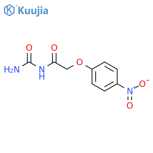 2-(4-Nitrophenoxy)acetylurea structure