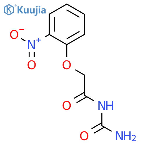 2-(2-Nitrophenoxy)acetylurea structure