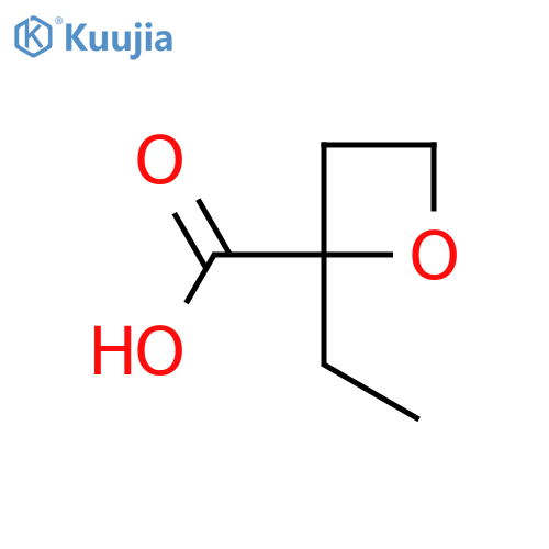 2-ethyloxetane-2-carboxylic acid structure