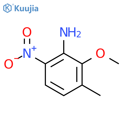 2-Methoxy-3-methyl-6-nitroaniline structure
