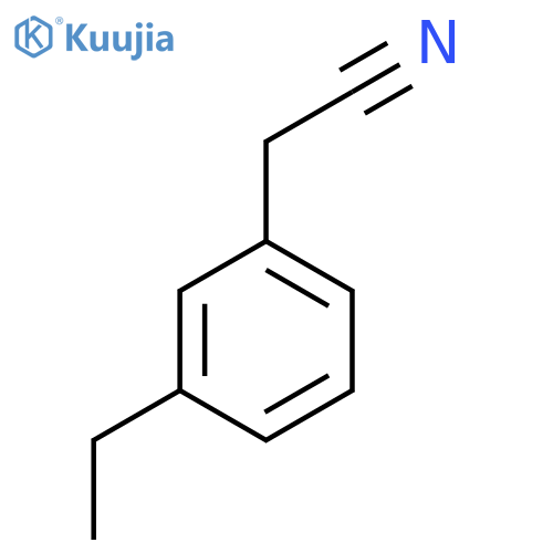 2-(3-ethylphenyl)acetonitrile structure