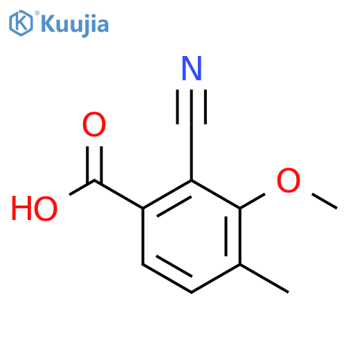 2-Cyano-3-methoxy-4-methylbenzoic acid structure