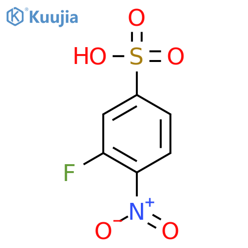3-Fluoro-4-nitrobenzenesulfonic acid structure