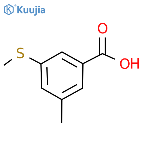 3-Methyl-5-(methylthio)benzoic acid structure