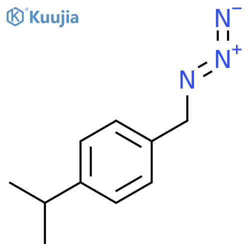 1-(azidomethyl)-4-(propan-2-yl)benzene structure