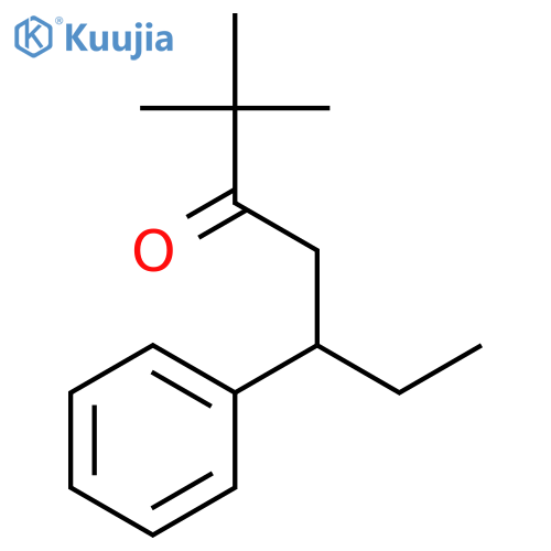 3-HEPTANONE, 2,2-DIMETHYL-5-PHENYL- structure