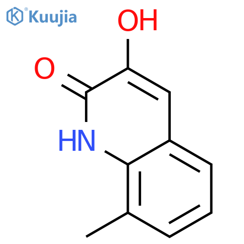 3-hydroxy-8-methyl-2(1H)-Quinolinone structure