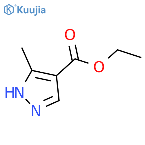 Ethyl 5-methyl-1H-pyrazole-4-carboxylate structure