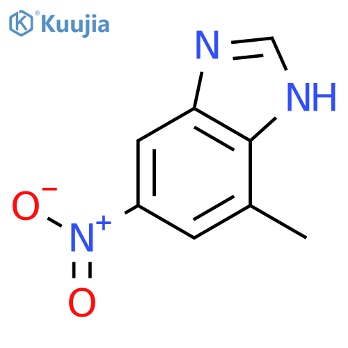 1H-Benzimidazole, 7-methyl-5-nitro- structure