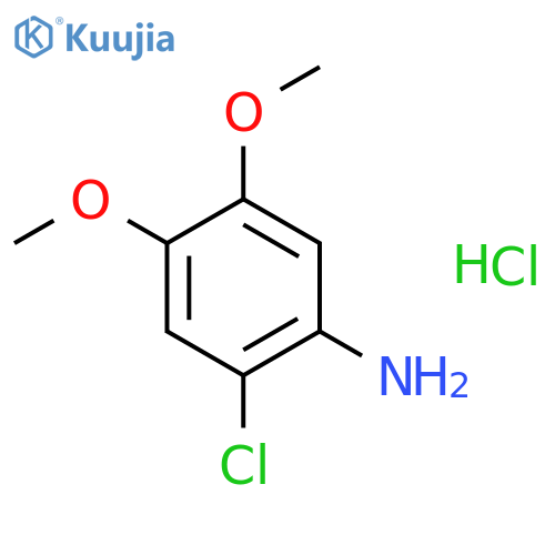 2-chloro-4,5-dimethoxyaniline hydrochloride structure