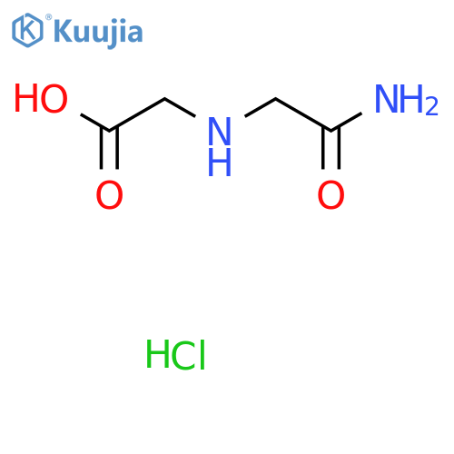 2-[(2-Amino-2-oxoethyl)amino]acetic acid;hydrochloride structure